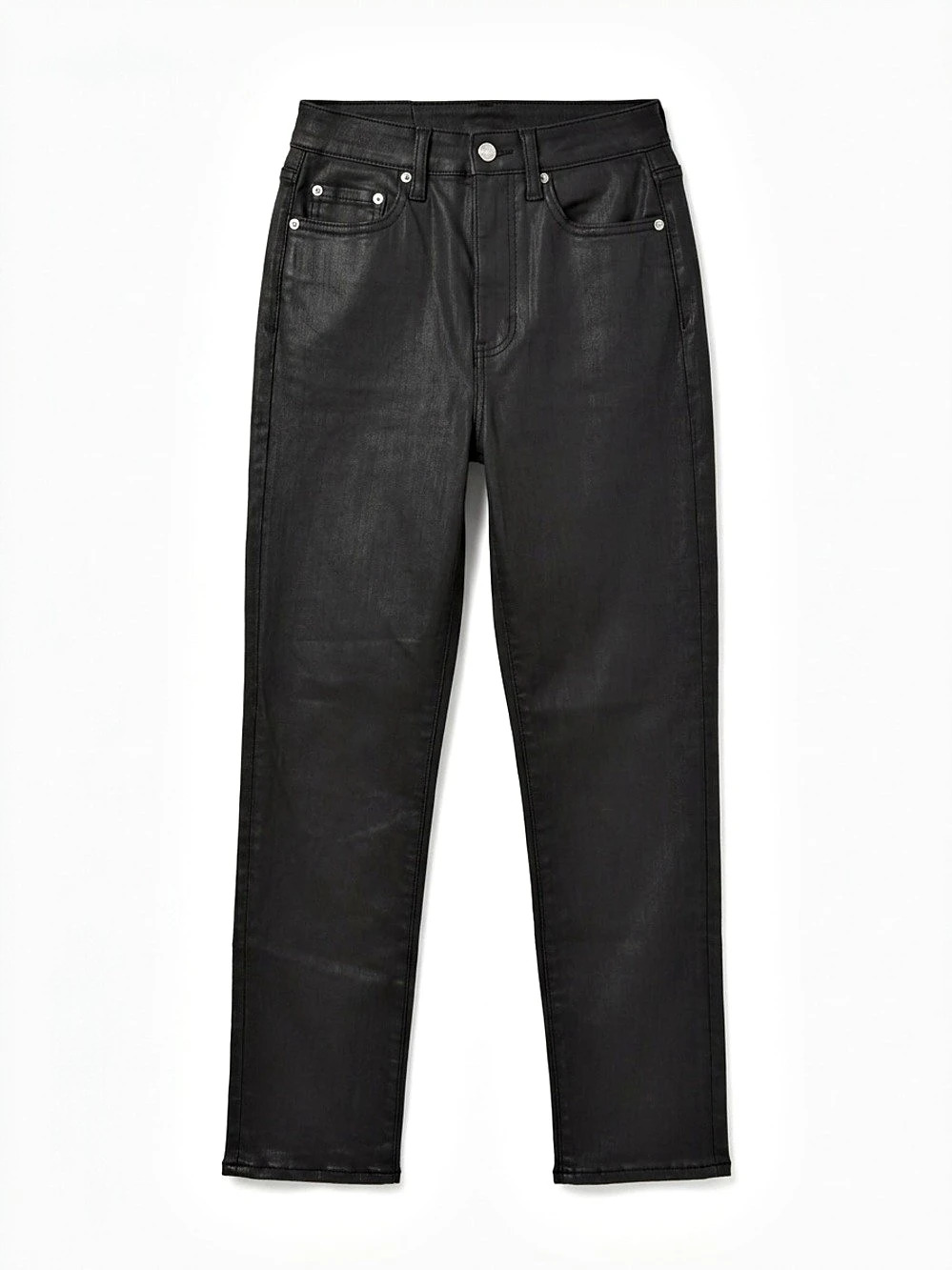DAZE Denim Daily Driver High Rise Coated Asphalt Slim Jeans - Size 26 NWOT